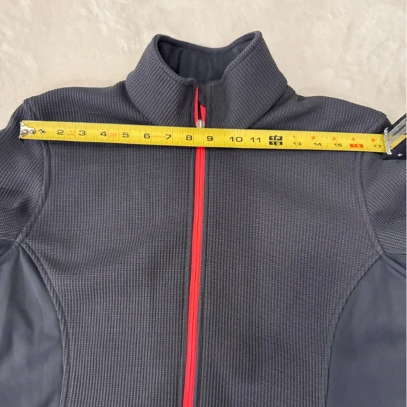 Spyder Core Gray & Hot Pink Zip Front Fleece Lined Jacket- size XL - Picture 11 of 16